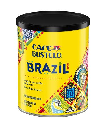 Cafe Bustelo Brazilian Blend Ground Coffee - 10 oz | Rich Flavor & Aroma - Buy Online on GoSupps.com