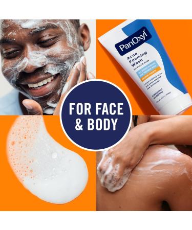 PanOxyl Acne Foaming Wash 10% Benzoyl Peroxide | Maximum Strength Treatment - 5.5 oz - Buy Online on GoSupps.com