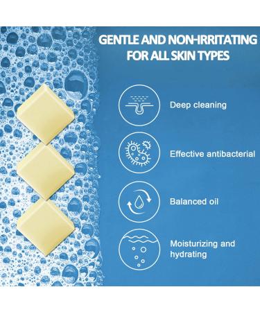 Yocisku Handmade Sea Salt Goat Milk Soap 3.5 oz - Acne Treatment and Moisturizing Face Care (Pack of 2) - Buy Online on GoSupps.com