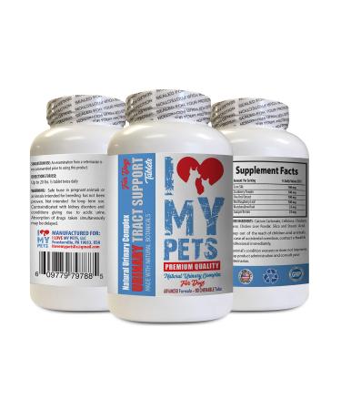 I LOVE MY PETS LLC Urinary Tract Infection Supplements for Dogs - Dog Urinary Tract Support - UTI Relief Complex - Quality - Dog Urinary Supplement - 90 Treats (1 Bottle)