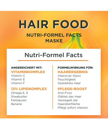 Garnier Fructis Nourishing Bananas Leave-In Treatment | 3 in 1 Hair Food for Dry Hair | Silicone-Free 400ml - Buy Online on GoSupps.com