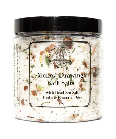 Money Drawing Herbal Bath Salts 8 oz | Prosperity  Wealth & Abundance Rituals | Hoodoo Voodoo Wicca Pagan Magick