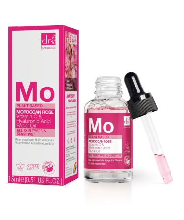 Dr.Botanicals vegan Moroccan rose superfood facial oil with vitamins and essential oils-natural best repairing anti-aging treatment for all skin types 30 ml (1 Pack)