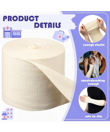 Preboun 2 Rolls Cotton Stockinette Tubular Bandage - 11 Yard Reusable Elastic Sleeve for Ankles & Elbows (5 Inch) | Comfortable Arm Support - International Shipping Available - Buy Online on GoSupps.com