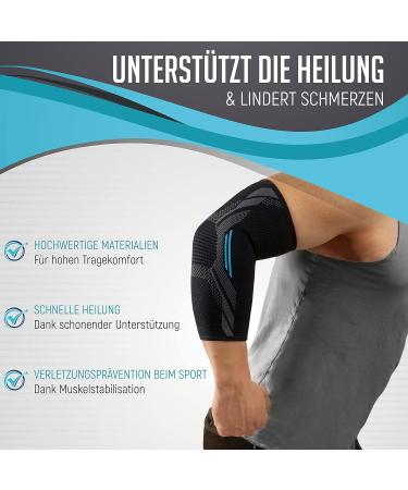 Kinetic Evolution Elbow Bandage for Men & Women | Sports Compression Support for Elbow Pain Relief | Breathable & Stabilized | Ideal for Tennis Volleyball Golf & More - Buy Online on GoSupps.com