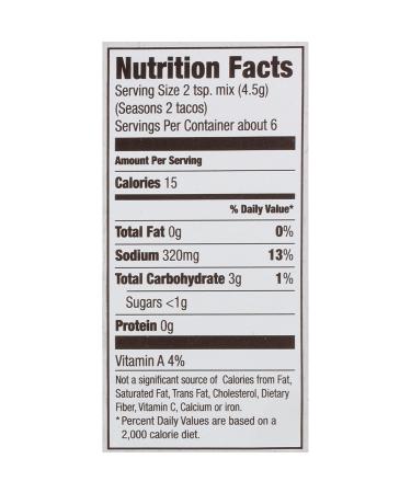 Buy McCormick Organic Taco Seasoning Mix 1 oz - Authentic Flavor for Tacos - Buy Online on GoSupps.com