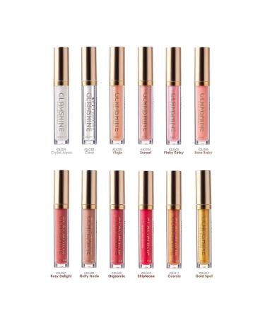 KISS Glam Shine Vita Lip Gloss 3 Pack - Bare Baby, Rosy Delight, Nutty Nude - Buy Online on GoSupps.com