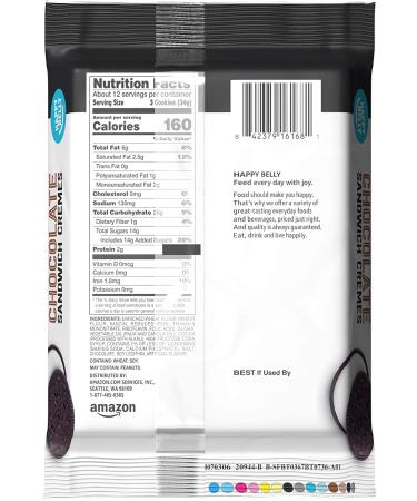 Happy Belly Chocolate Sandwich Cr me Cookies - 14.3 Ounce by Amazon Brand - Buy Online on GoSupps.com