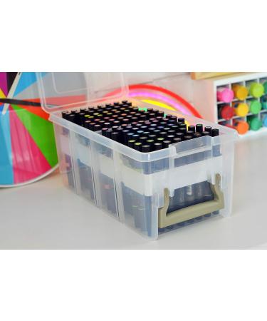 ArtBin 6934AB Satchel with Marker Tray  Art & Craft Organizer  1 Plastic Storage Case  Clear  Semi  0 Semi Satchel with Marker Tray - Buy Online on GoSupps.com