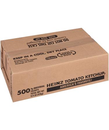 Heinz Tomato Ketchup Packets - 500 ct, 0.3 oz (Pack of 500) - Buy Online on GoSupps.com