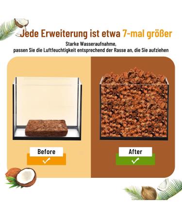 Riare 2 Pack Natural Coconut Earth Substrate for Reptiles - Humus Litter for Turtles Snakes Scorpions & Spiders - 2 x 650g - Buy Online on GoSupps.com