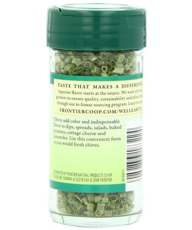 Frontier Natural Products Chives Freeze-Dried 0.14 oz | Premium Quality Herbs - Buy Online on GoSupps.com