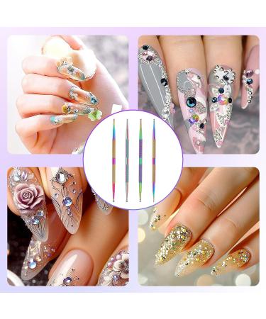 Jeffdad 4-Piece Dotting Pen Set - Professional Stainless Steel Nail Art Tools for DIY Decoration - Buy Online on GoSupps.com