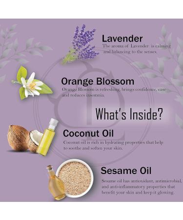 Dude's Love - Lavender Floral Edible Body Massage Oil - Relaxing Calming & No Stain | Non-Sticky Aromatherapy Oil With Orange Blossom & Lavender Essential Oil - 250 ML Paradise - Floral 250 ml (Pack of 1) - Buy Online on GoSupps.com
