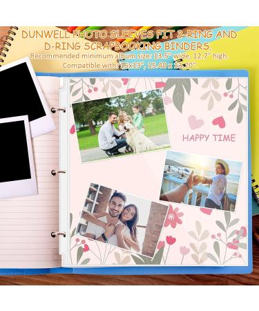 120 Pcs 12x12 Scrapbook Refill Pages - Clear Photo Sleeves for 3 Ring Binder - Acid Free & Archival Safe - Classic Style - Buy Online on GoSupps.com