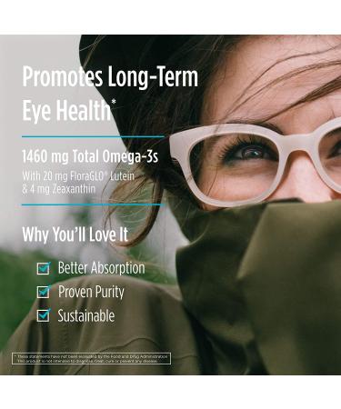 Nordic Naturals ProDHA Eye 500mg - 60 Soft Gels for Optimal Eye Health - Buy Online on GoSupps.com