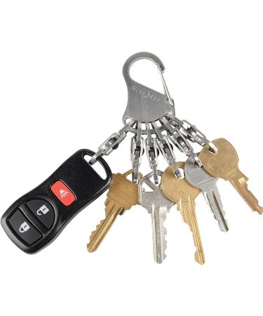 Nite Ize KeyRack Locker Steel Carabiner Chain with 6 Locking S-Biners - Stainless Steel - Buy Online on GoSupps.com