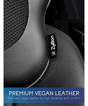 Zyllion Cordless Rechargeable Shiatsu Back and Neck Massager with Heat - Black | ZMA-13RB-BK - Buy Online on GoSupps.com