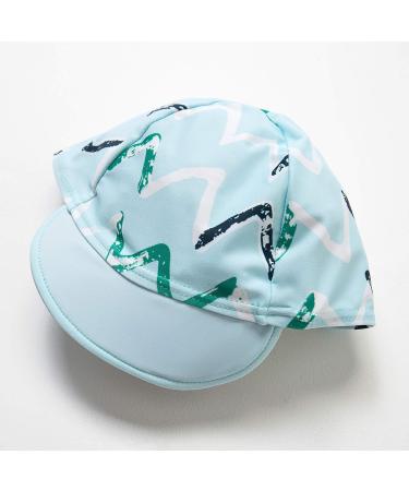BONVERANO Baby Boys Sunsuit UPF 50+ with Zipper Swimwear & Sun Hat - 9 Months, Light Blue - Buy Online on GoSupps.com