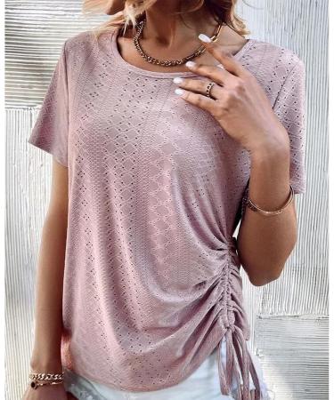 Shop Rosa XXL Summer T-Shirt - Short-Sleeved Monochrome Top for Casual Comfort | International Shipping Available - Buy Online on GoSupps.com