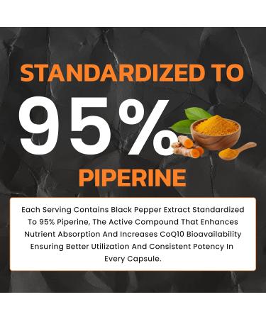 CoQ10 100mg with Black Pepper Enhanced Absorption Formula Heart Health & Cellular Energy Support Non-GMO Made in USA 60 Capsules (30-Day Supply) - Buy Online on GoSupps.com