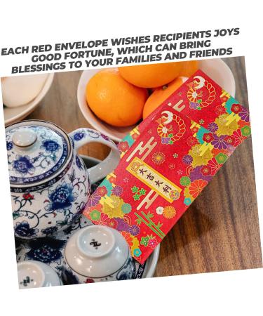 ABOOFAN 24 Pcs Japanese Spring Festival Red Packet Money Bag 2023 Rabbit Money Envelopes Asian Red Envelope Cartoon Red Envelope Rabbit Red Envelope Money Pouch China Paper Japanese-Style As Shown 1x2pcs 16.8X9.8CMx2pcs - Buy Online on GoSupps.com