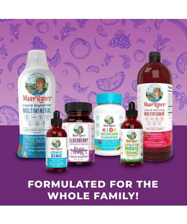 MaryRuth's Organic Elderberry Syrup for Immune Support - 2 Pack | Vegan, Non-GMO, Gluten Free | Sambucus Elderberry Liquid Drops for Overall Health - Buy Online on GoSupps.com