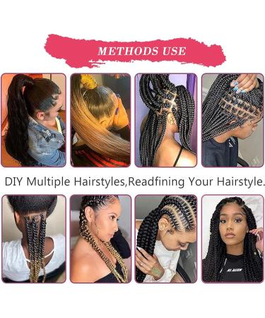 Beyond Beauty 8 Packs Black Pre Stretched Braiding Hair Synthetic Yaki EZ Braiding Coi Leray Braids Knotless Braiding Hair Extensions Pre Stretched Hot Water Setting Crochet Braids 26Inch(#350) 8Packs-26Inch #350 - Buy Online on GoSupps.com