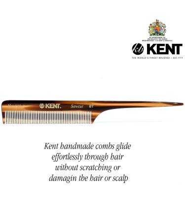 Kent 8T Rattail Comb for Hair Care and Styling - Fine Tooth Parting Comb for Men and Women - Pack of 1 - Buy Online on GoSupps.com
