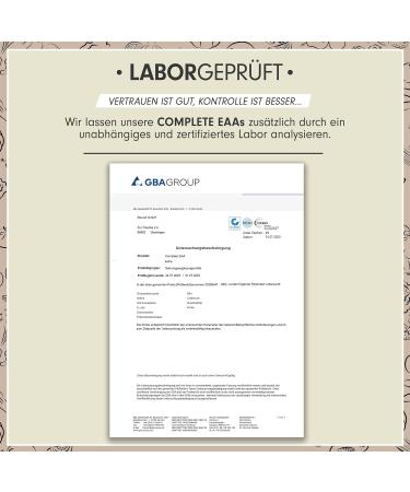 EAA Powder 500g - Vegan Amino Acids Drink with 12 500mg Essential Aminos - Delicious Orange Flavor - Complete EAA Blend with All 9 EAAs - Buy Online on GoSupps.com