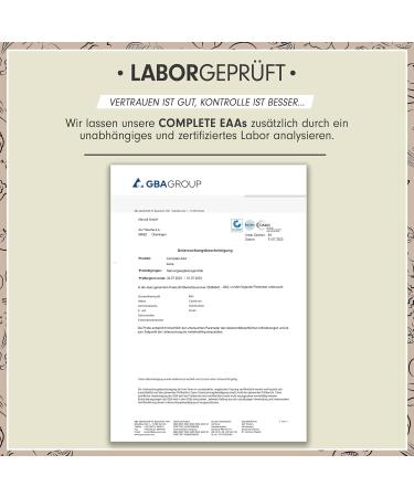 EAA Powder 500g - Ice Tea Peach | 12 500mg Essential Amino Acids | Vegan Amino Drink | Refreshing Workout Supplement - Buy Online on GoSupps.com