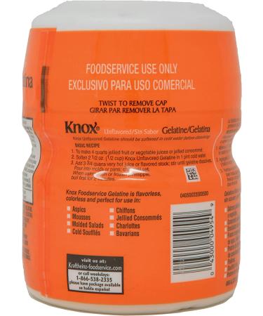 Knox Unflavored Gelatin Duel Pack - 2 Canisters, 16 oz each - Buy Online on GoSupps.com