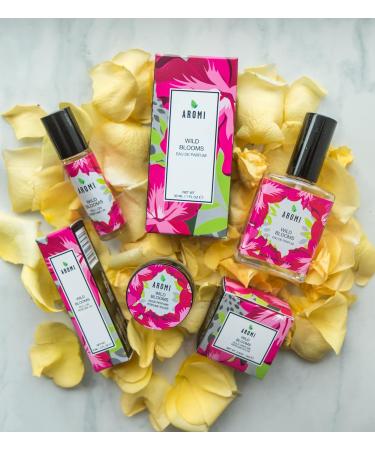 Aromi Solid Perfume | Floral Fragrance Vegan Cruelty-free Travel Women s Gift Peony Orange and Lily Scent Concentrated Alcohol-Free Scent Handmade (Wild Blooms) - Buy Online on GoSupps.com