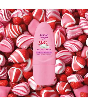  TULIPAN NEGRO Tulip n Deo Roll On Strawberry and Cream 50ml Health and Personal Care - Buy Online on GoSupps.com