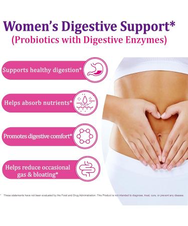 NATRIVIGA Women s Probiotic 100 Billion CFU 31 Strains with Prebiotics Digestive Enzymes Cranberry & D-Mannose Supports Gut Vaginal & Urinary Health 90 Veggie Capsules - Buy Online on GoSupps.com