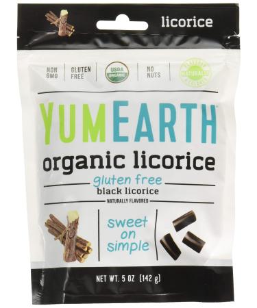 YumEarth Organic Licorice Black 5 oz (142 g)
