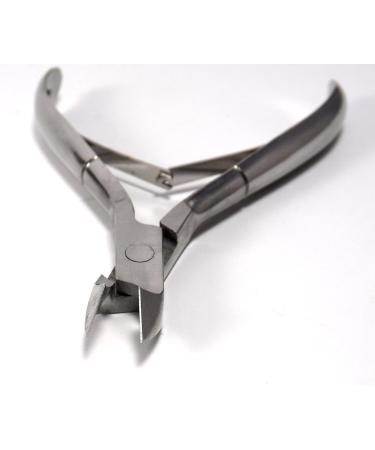 INKgrafiX Nail Pliers Special Head Surgical Steel Tongs Manicure Pedicure with Spring IG21076 - Buy Online on GoSupps.com
