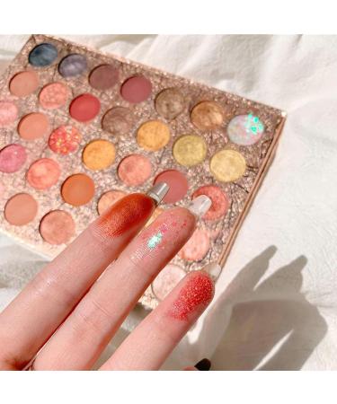 Retoo 35-Color Eyeshadow Palette | Professional Makeup | Highly Pigmented & Long-Lasting | Vegan Formula - Buy Online on GoSupps.com