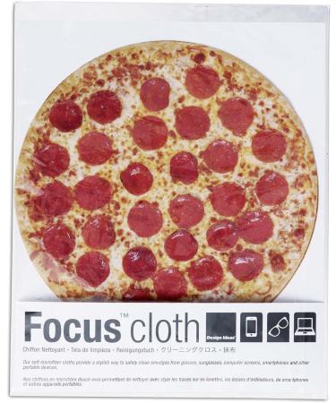 Soft Reusable Microfiber Cleaning Wipe for Glasses & Electronics - Pizza Design | International Shipping - Buy Online on GoSupps.com