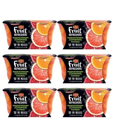 DEL MONTE FRUIT REFRESHERS Grapefruit and Oranges FRUIT CUP Snacks in Pomegranate-Flavored Sweetened Water, 12 Pack, 7 oz Grapefruit and Oranges in Pomegranate - Buy Online on GoSupps.com