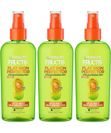 Garnier Fructis Style Flat Iron Perfector Straightening Mist for Heat Protection Argan Oil 6.0 Fl Oz 3 Count (Packaging May Vary) 6 Fl Oz (Pack of 3) Sleek - Buy Online on GoSupps.com