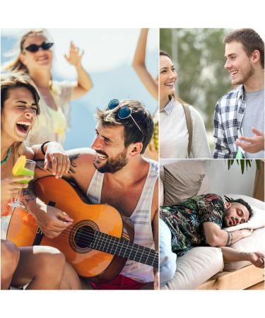 Concert Ear Plugs - High Fidelity Noise Cancelling Earplugs for Musicians & Festivals | 2 Pairs with 6 Reusable Foam & Silicone Tips - 25-33dB Noise Reduction - Buy Online on GoSupps.com