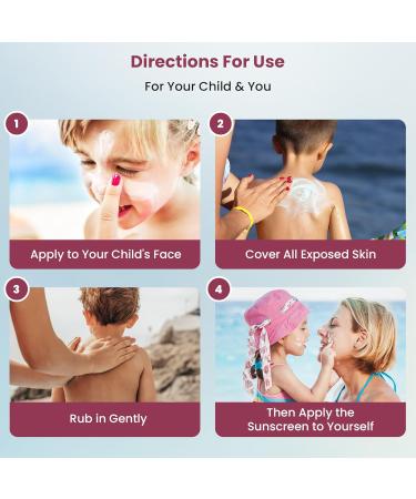 Buy SPF 50 Mineral Sunscreen for Babies & Kids | Sensitive Skin | Aloe Vera | Travel Size | Cruelty-Free & Reef-Safe - 3.3 FL OZ - Buy Online on GoSupps.com