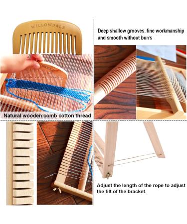 Willowdale 25.2x19.3 Multi-Craft Weaving Loom with Stand - Extra-Large Frame for Arts & Crafts | Develops Creativity - Beginner Weaving Frame Loom - Buy Online on GoSupps.com