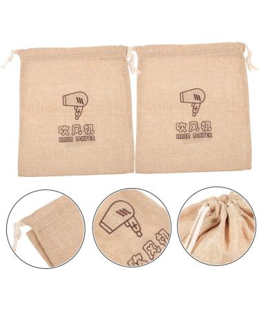 IWOWHERO 2pcs Hair Dryer Organizers Bag Travel Makeup Bag Blow Dryer Retractable Cord Hair Dryer Bags Cloth - Buy Online on GoSupps.com