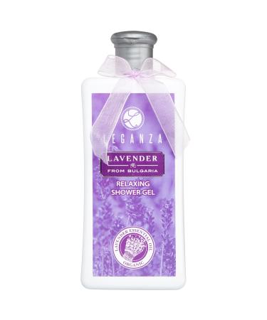 Leganza Relaxing Shower Gel with Organic Lavender Essential Oil