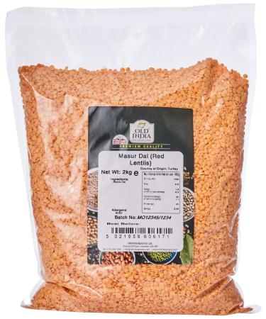 Old India Masur Dal (Red Lentils) 2kg - Buy Online on GoSupps.com
