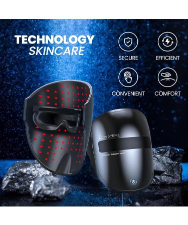 LED Face Mask Light Therapy - 7-Color Anti-Aging & Acne Reduction Mask | Wireless Portable Beauty Device for Home Skincare - Buy Online on GoSupps.com