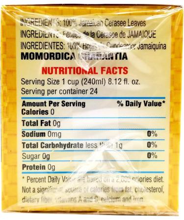Tops Jamaican Cerasee Herbal Tea 33.6gr (24 Tea Bags) - Pack of 3 - Buy Online on GoSupps.com