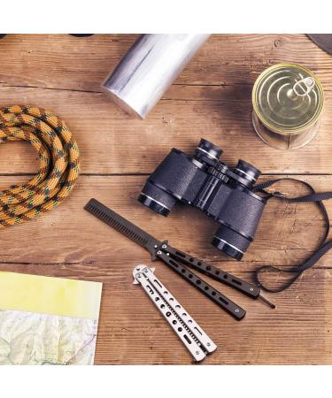 Butterfly Comb Stainless Steel Black Comb for Hair Folding Training Practice Combs Hair Styling Tools Metal Hair Cutting Comb Stainless Steel Practice Butterfly Trainer and Comb Trainer Black(Louis Xvi) - Buy Online on GoSupps.com